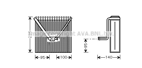 AVA QUALITY COOLING Испаритель, кондиционер SAV011